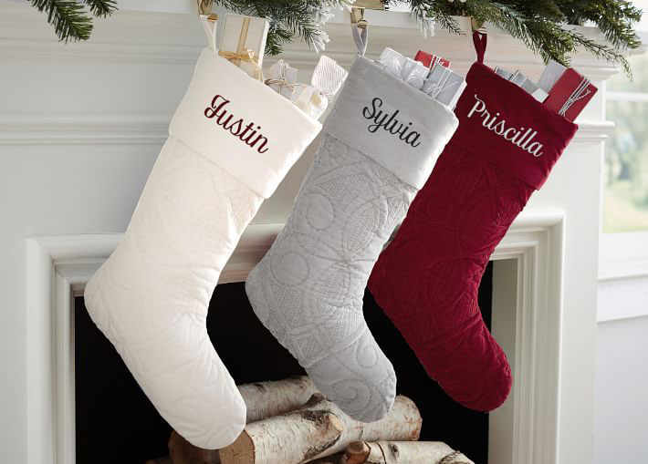 60% Off Pottery Barn Velvet Stockings + Free Shipping = Mini Size