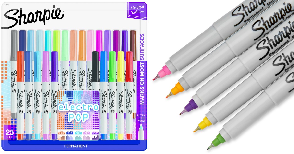 Target Sharpie Ultra Fine Tip Permanent Markers 25Count Only 9