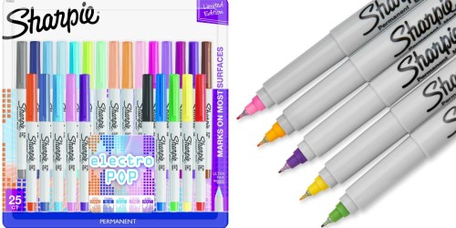 Target: Sharpie Ultra Fine Tip Permanent Markers 25-Count Only $9 (Regularly $20)