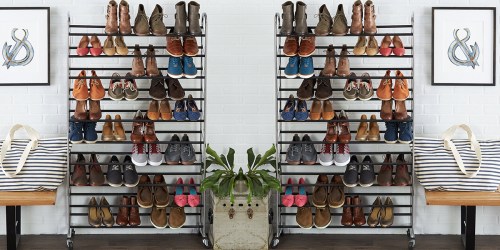 Amazon Basics 50-Pair Shoe Rack Only $24.98 (Regularly $40) & More