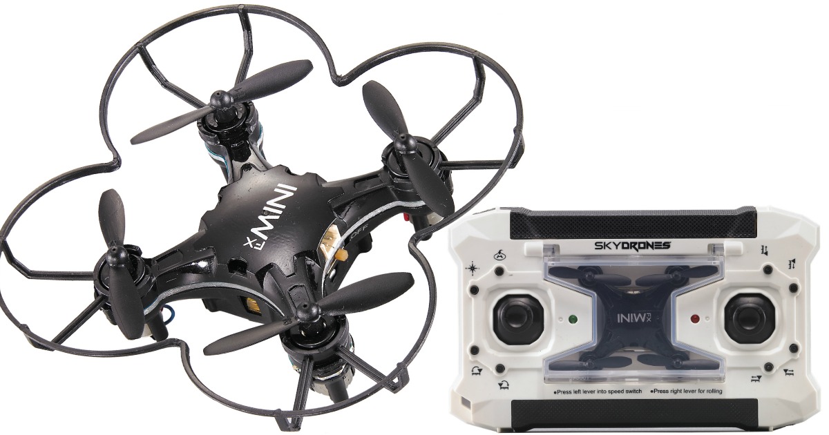 SkyDrones FX Mini Pocket Drone Black *NEW* 