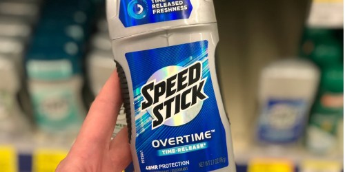 Walgreens: Speed Stick Deodorant Possibly ONLY 72¢ Each (Regularly $4+)