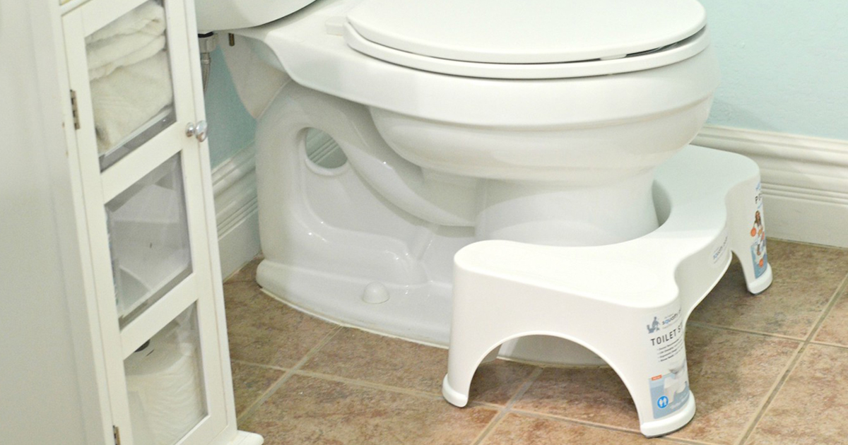 squatty potty curve by toilet