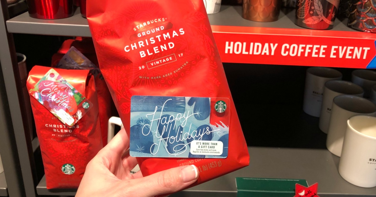 starbucks holiday gift cards deals