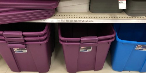 Target.com: Sterilite 20 Gallon Storage Container Just $4.50 w/ In Store Pickup + More