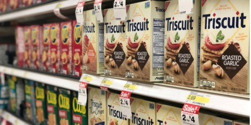 Nabisco Triscuits or Wheat Thins Crackers Only $1.50 at Target (Just Use Your Phone)
