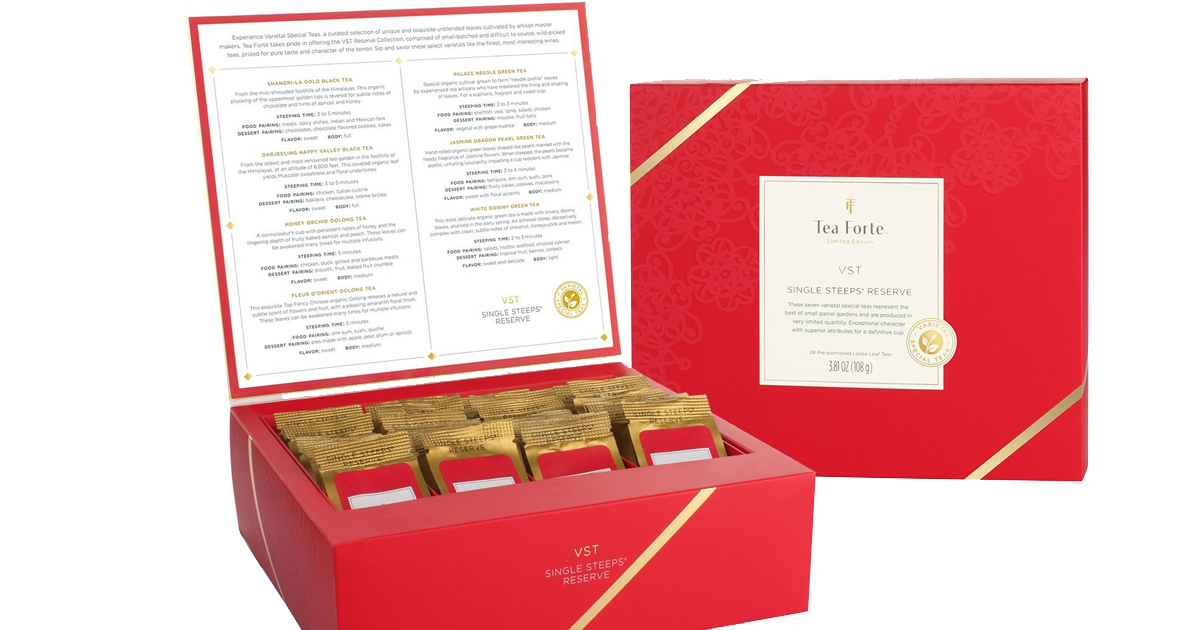 Amazon Highly Rated Tea Forté 28Pouch Tea Chest Only 27.50 Shipped (Regularly 55) & More