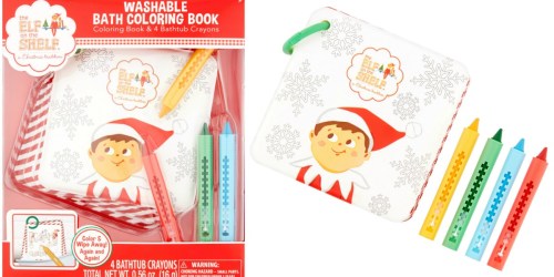 Walmart.com: 50% Off Elf on the Shelf Washable Bath Coloring Book Set
