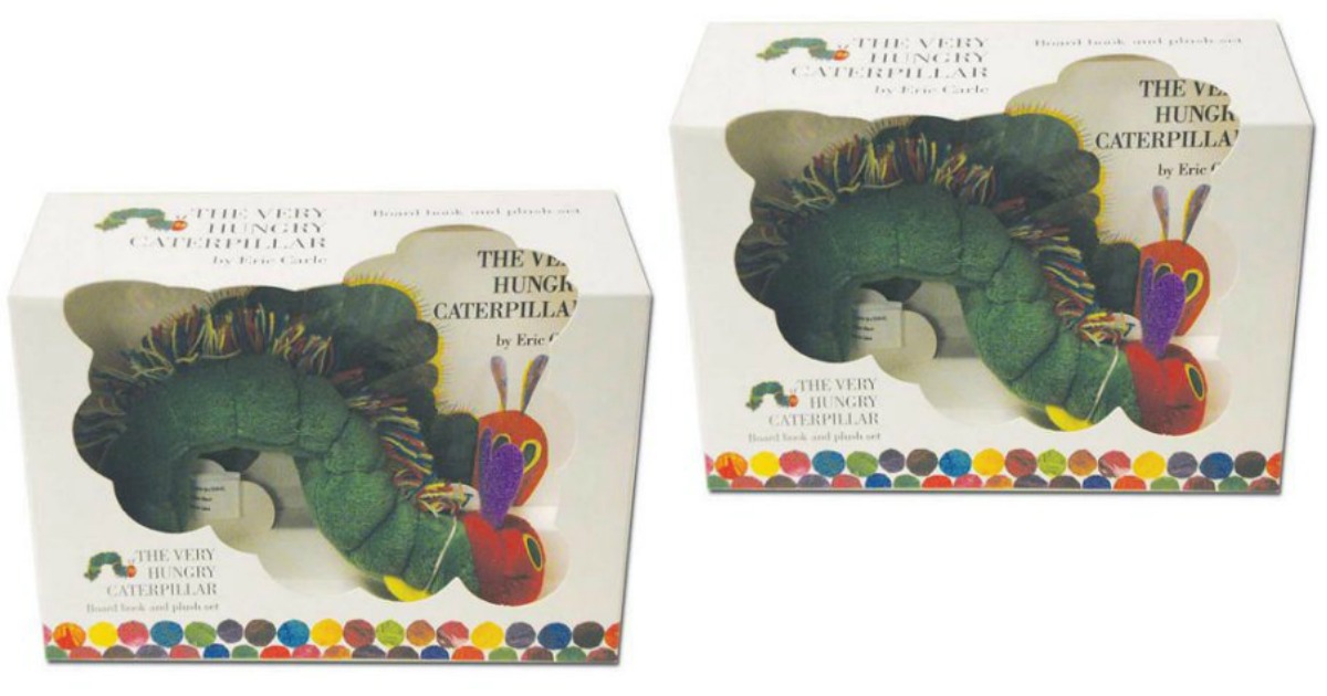 very hungry caterpillar board book and plush