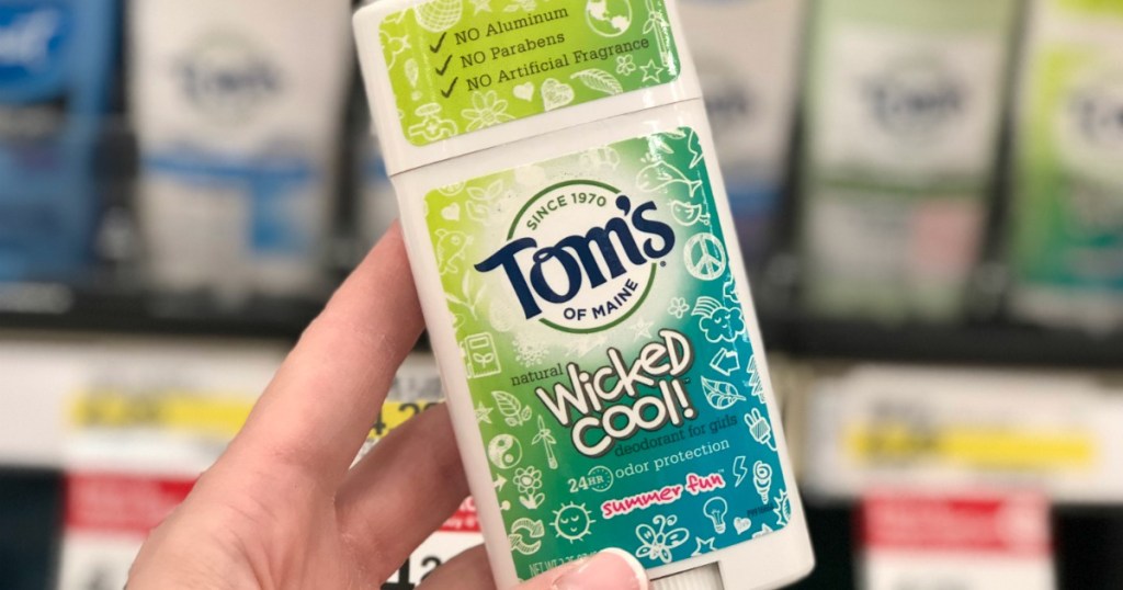Target: FOUR Tom's of Maine Deodorants Only $6.16 After Cash Back (Just ...