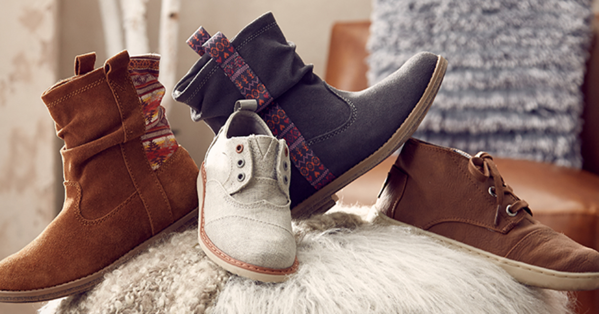 Zulily: Up to 40% Off TOMS Shoes AND Extra $10 Off $30 Purchase