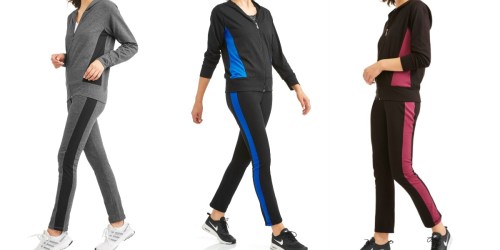 Walmart: Women’s Active Full Zip Hoodie AND Pant Tracksuits Only $5 (Regularly $19)