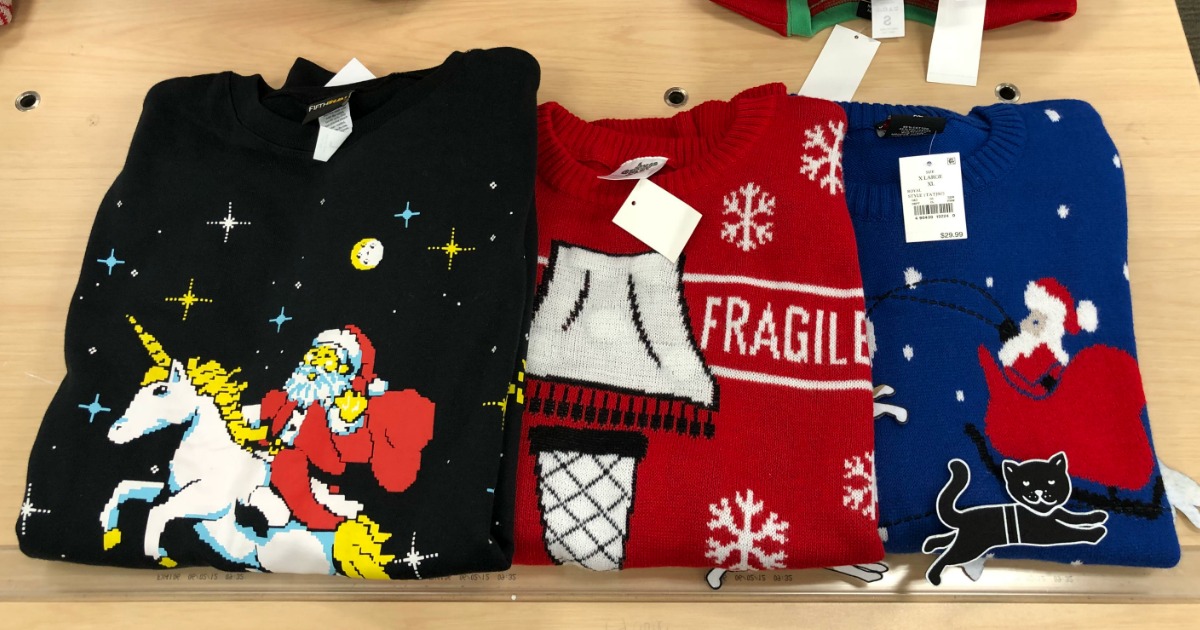 Target.com: Men's Ugly Christmas Sweaters As Low As $13.99 Shipped