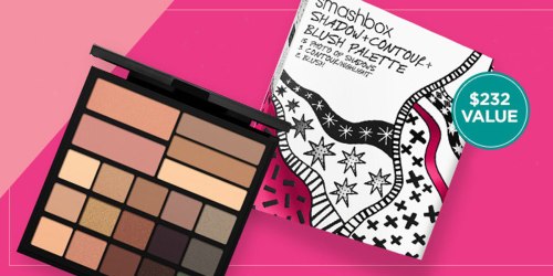 Ulta Beauty: 50% Off Smashbox Shadow + Contour + Blush Palette Today Only
