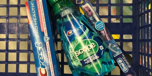 Walgreens: Crest, Scope & Oral-B Products Only 66¢ Each After Rewards (Just Use Your Phone)