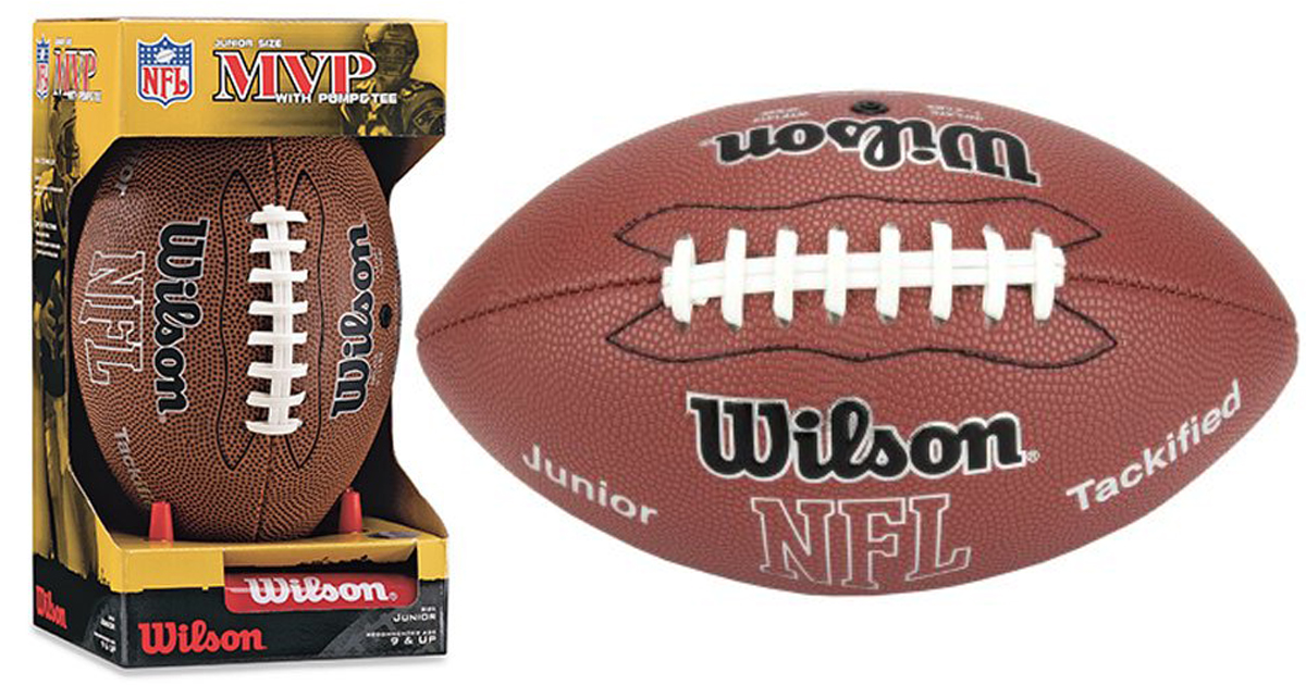 : Wilson NFL MVP Junior Football with Pump and Tee $7.99 – The  CentsAble Shoppin