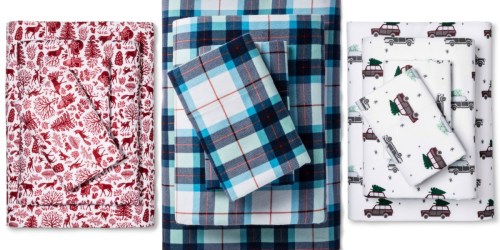Target.com: Wondershop Flannel Sheet Sets As Low As $13.99 Shipped (Awesome Reviews) & More