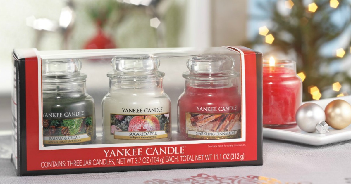 Amazon 50 Off Yankee Candle Holiday Small Jar Trio Gift Set & More