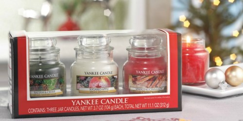 Amazon: 50% Off Yankee Candle Holiday Small Jar Trio Gift Set & More