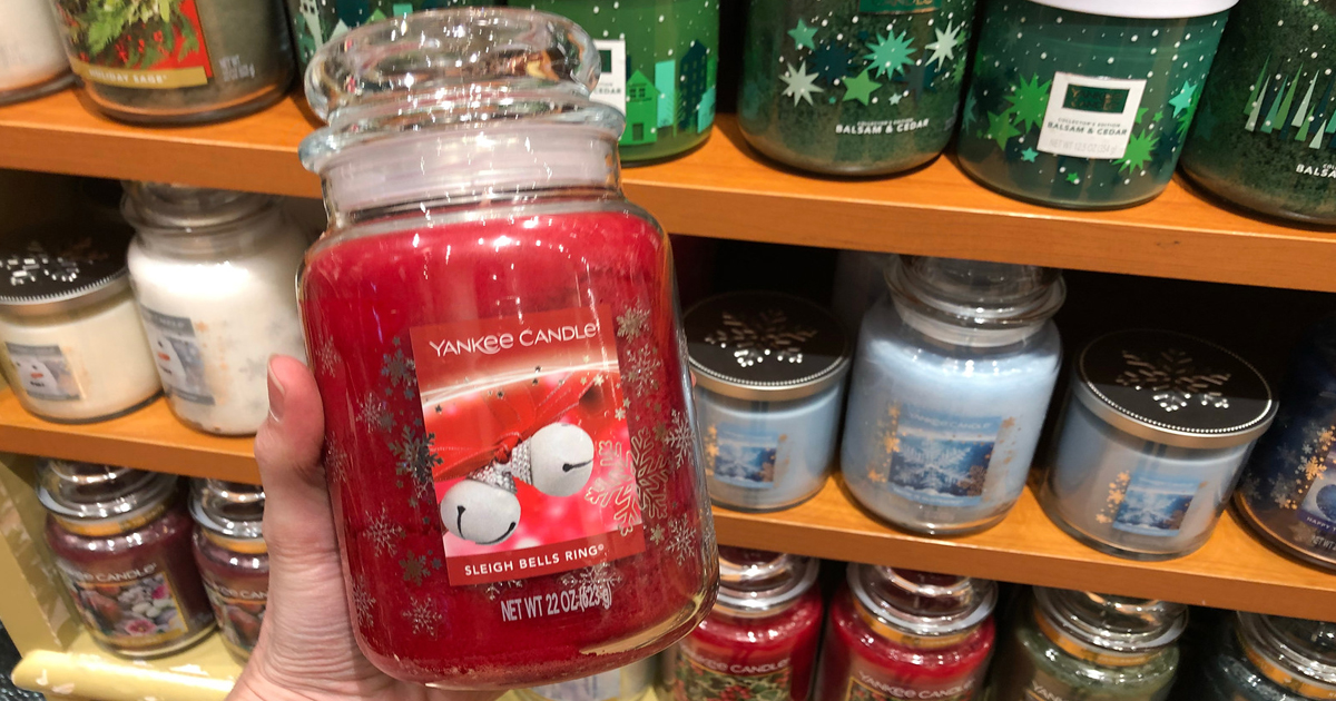 FIVE Large Yankee Candles Just 55 (Only 11 Each) Valid In Stores Only