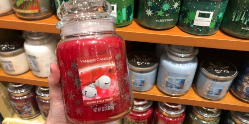 FIVE Large Yankee Candles Just $55 (Only $11 Each) – Valid In Stores Only