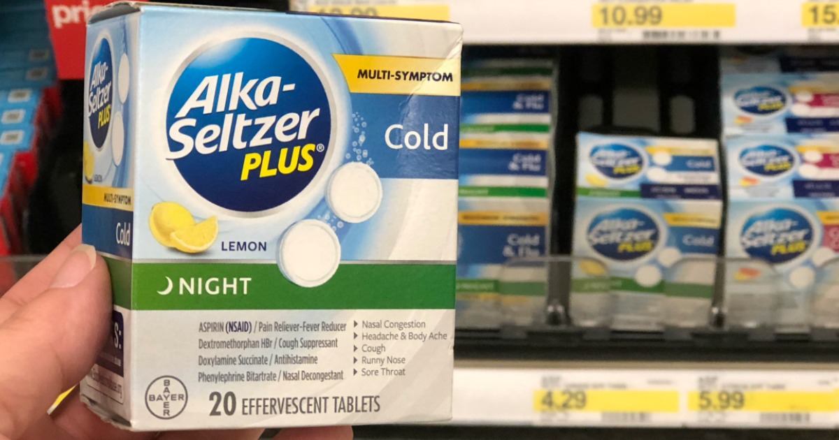 Alka-Seltzer Plus As Low As $1.22 Per Box At Target