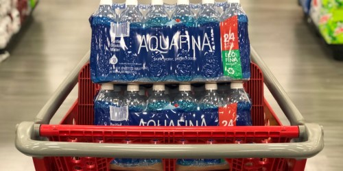 Aquafina Water Bottles 24-Packs Only $2.18 Each at Target After Cash Back
