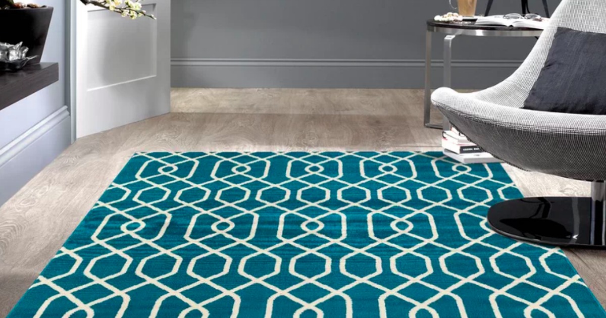 Large 5' x 7' Area Rug Only 39.99 (Regularly 200)