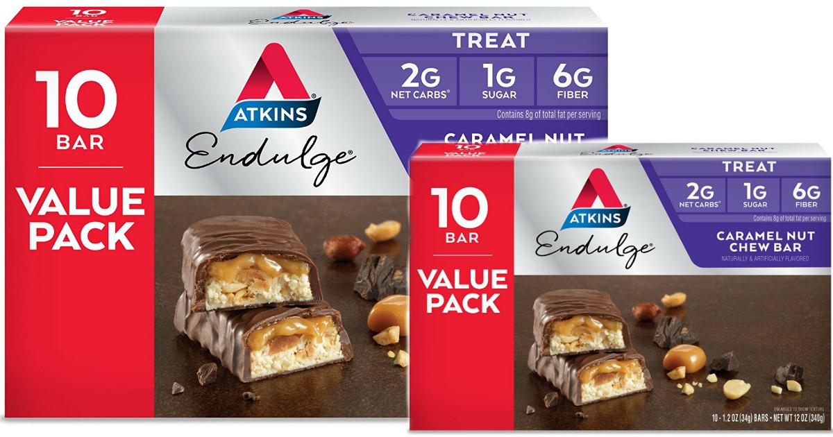 Amazon: TWO Value Packs Atkins Endulge 10-Count Bars ONLY $10.83 ...