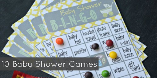 Top TEN Baby Shower Games