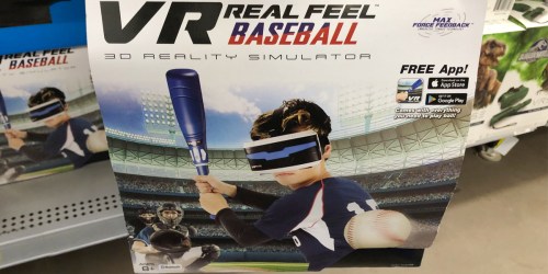 VR Real Feel Baseball 3D Simulator Headset & Bat ONLY $3 at Walmart (Regularly $30)