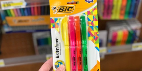 Bic Highlighter 4-Pack Only 27¢ at Target + More