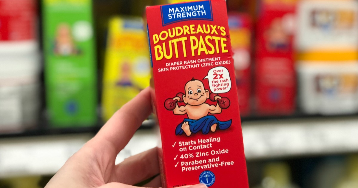 Boudreaux's Butt Paste in hand at store
