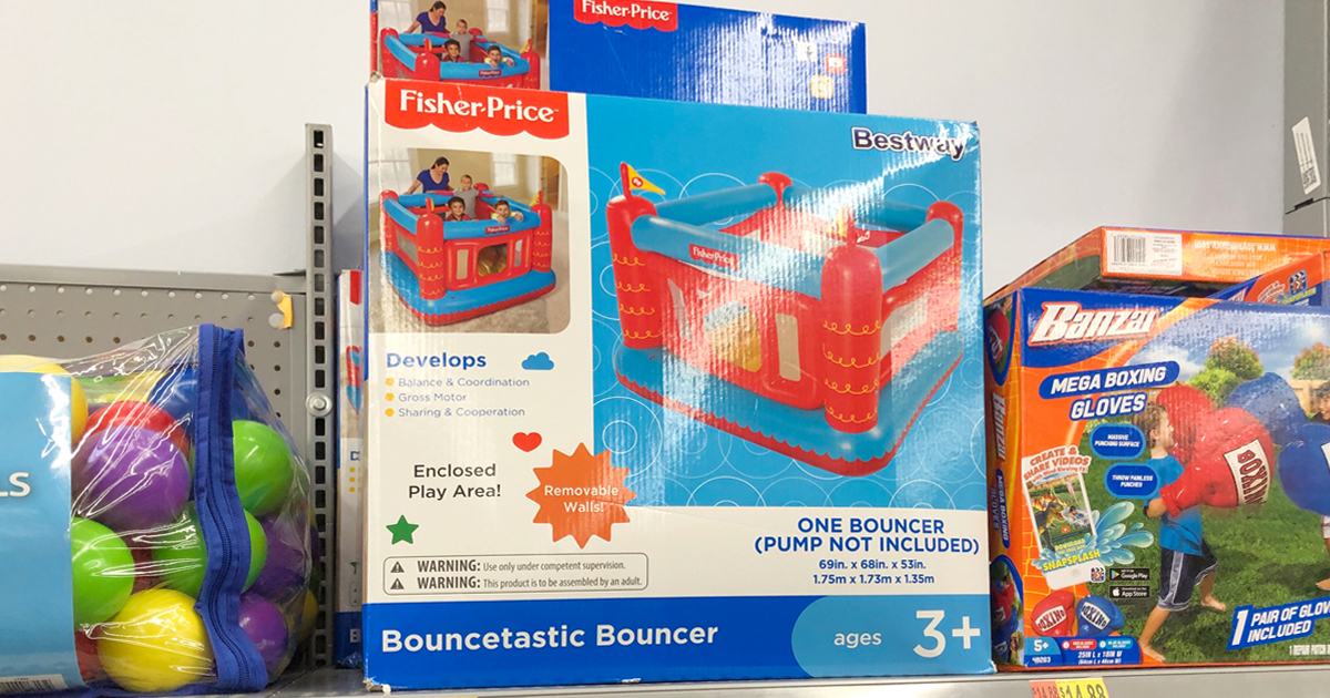 bestway fisher price bouncetastic bouncer