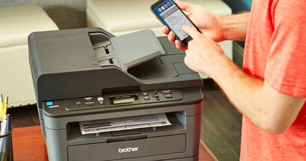 Brother Wireless Monochrome All-In-One Laser Printer