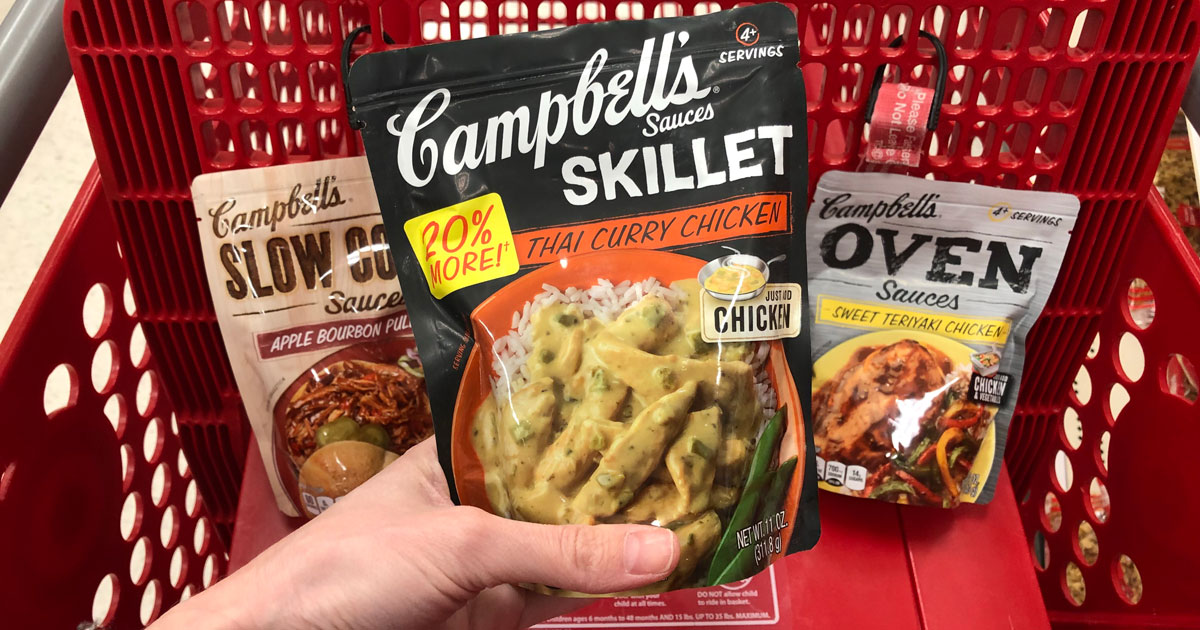 Campbell's Dinner Sauces Only 83¢ at Target & More