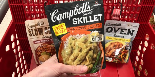 Campbell’s Dinner Sauces Only 83¢ at Target & More