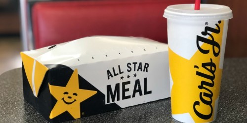 Carl’s Jr. All Star Meal Just $5 (Includes TWO Sandwiches, Fries, Drink AND Cookie)