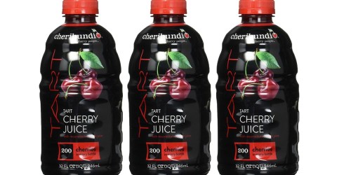 THREE Cheribundi Cherry Juice 32 Ounce Bottles Only $6.49 (Just $2.16 Each) – Ships w/ $25 Order