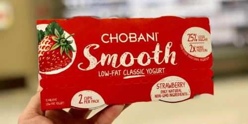 Target: Chobani Smooth Yogurt 2 Packs as Low as 33¢ Each After Gift Card (Just Use Your Phone)