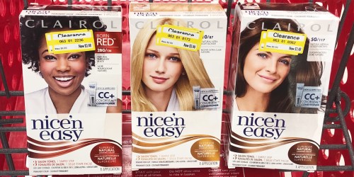 Clairol Nice ‘n Easy Hair Color Possibly ONLY 48¢ at Target (Regularly $7) & More