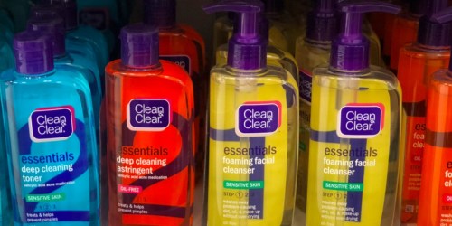 New Clean & Clear Coupon = Skin Care Products from 72¢ After Cash Back at Walmart