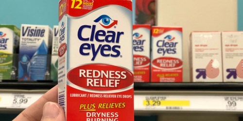 Clear Eyes Redness Relief Eye Drops Just $1.47 at Target