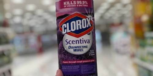 Clorox Scentiva Wipes Canisters Only $1.11 Each After Cash Back at Target