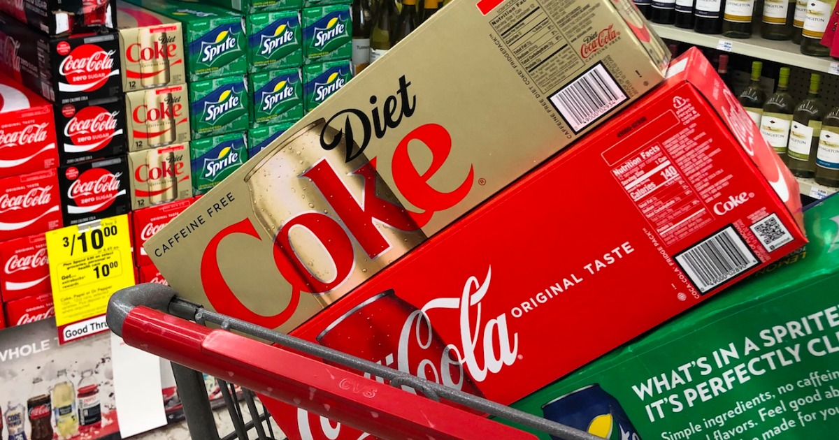 Pepsi, Coke & Dr Pepper 12-Packs Only $2.22 Each After Rewards at CVS