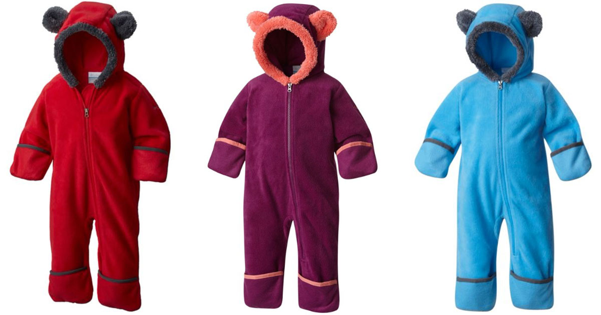 columbia baby bear bunting