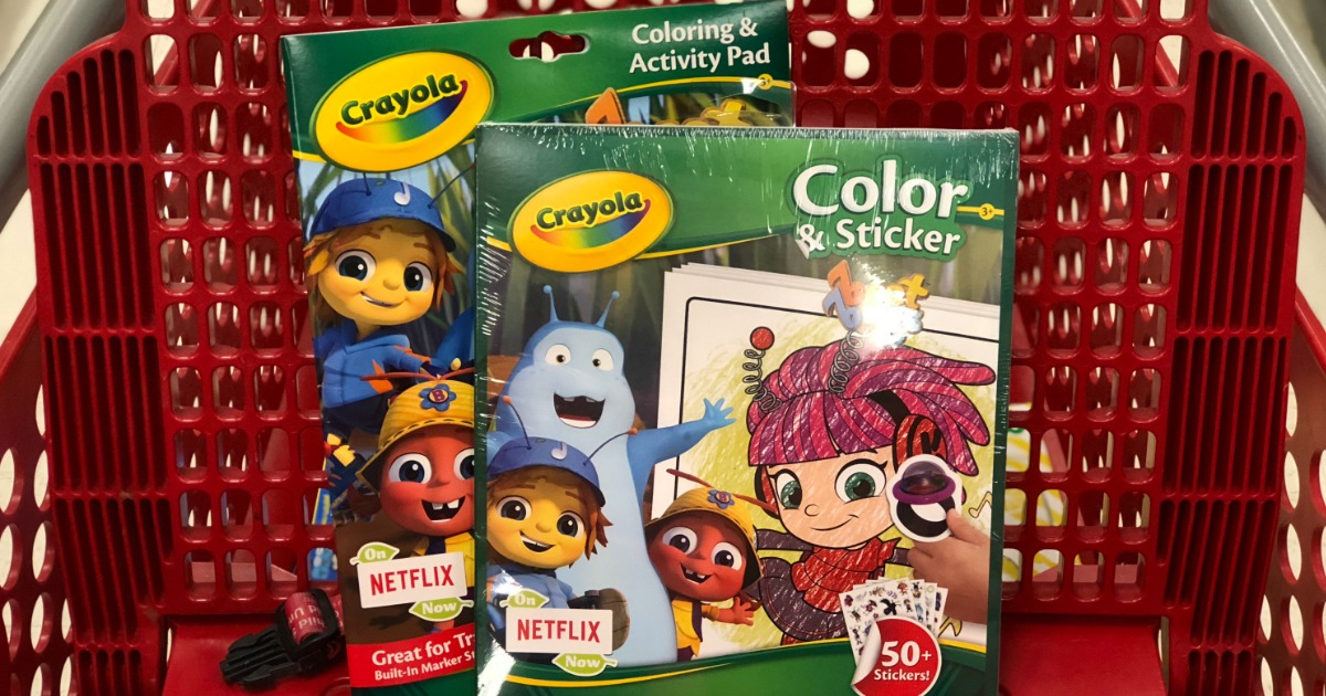 CRAYOLA COLOR WONDER BEAT BUGS~INCLUDES 18 PAGES & 5 MARKERS~FOR
