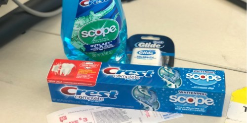 Walgreens: THREE Crest & Oral B Products Possibly $1.49 Total After Rewards (Just 49¢ Each)