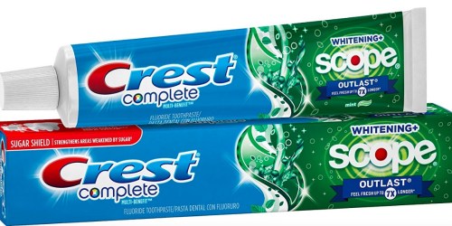 Amazon: Crest Complete Toothpaste Only 97¢ (Ships w/ $25 Order)