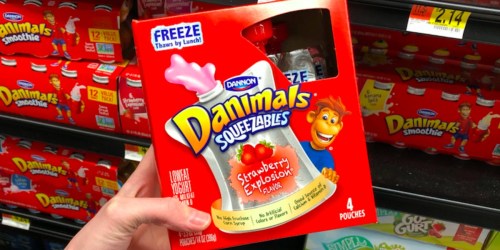 High Value $1.50/1 Dannon Danimals Coupon = Squeezables 4-Pack Just $1.74 at Walmart
